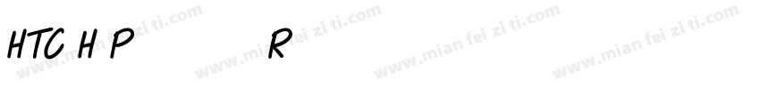 HTC HoProduction Reg字体转换